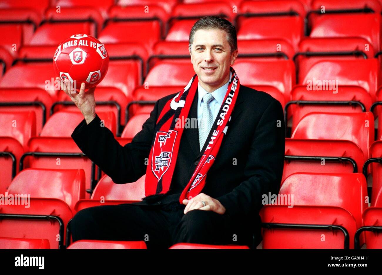 Soccer - Nationwide League Division One - Walsall Press Conference. Nouveau responsable Walsall, Colin Lee Banque D'Images