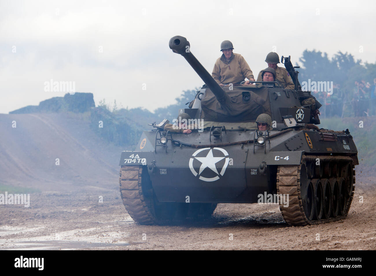 Tankfest, Bovington, 2016 - M18 Hellcat Tank Destroyer Banque D'Images