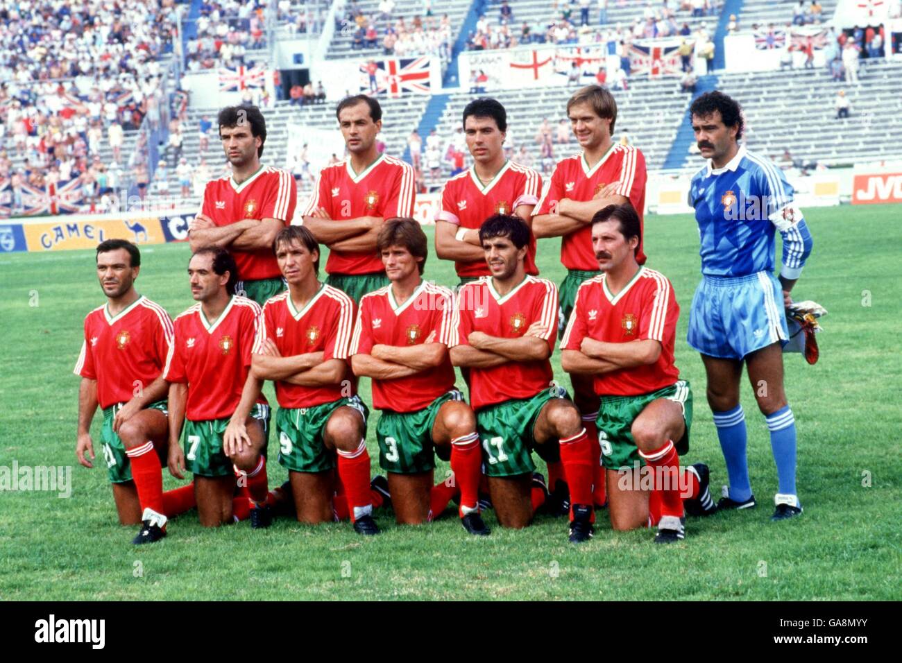 Coupe du Monde de football Mexique 86 - Groupe F - Angleterre / Portugal  Photo Stock - Alamy
