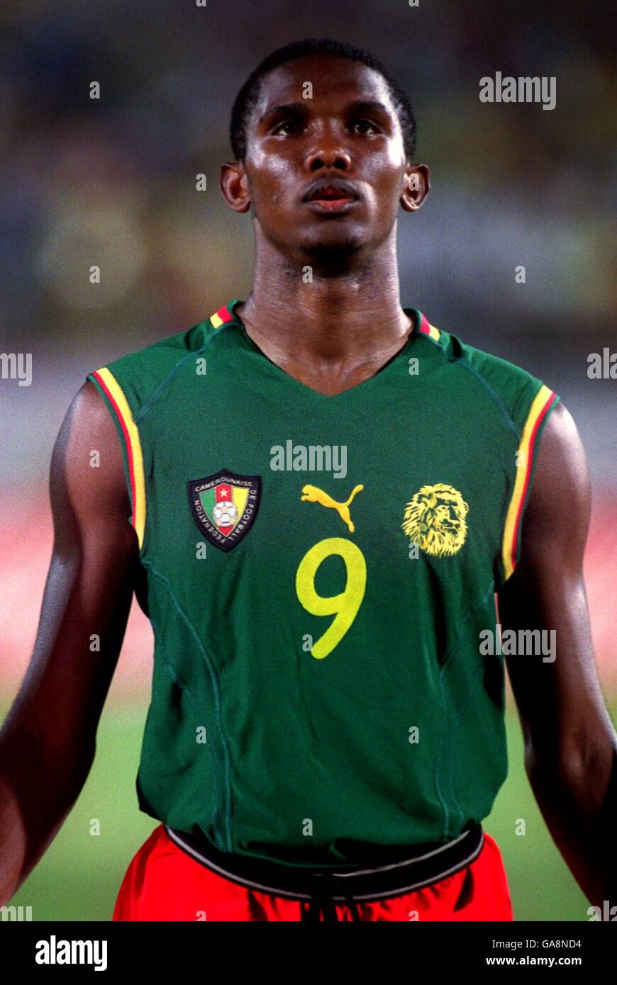 Football - coupe des nations africaines Mali 2002 - semi finale - Mali / Cameroun.Samuel ETO'o, Cameroun Banque D'Images