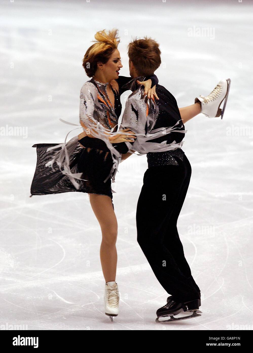 - Jeux Olympiques d'hiver de Salt Lake City 2002 - Patinage artistique - danse sur glace - danse libre Banque D'Images