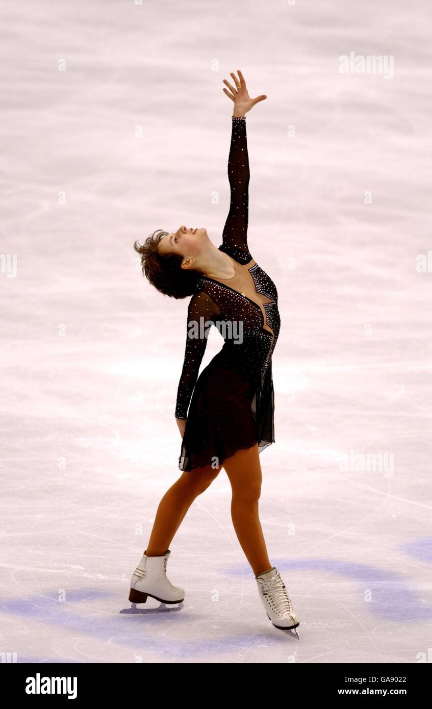 - Jeux Olympiques d'hiver de Salt Lake City 2002 - Patinage artistique - Women's Programme libre Banque D'Images