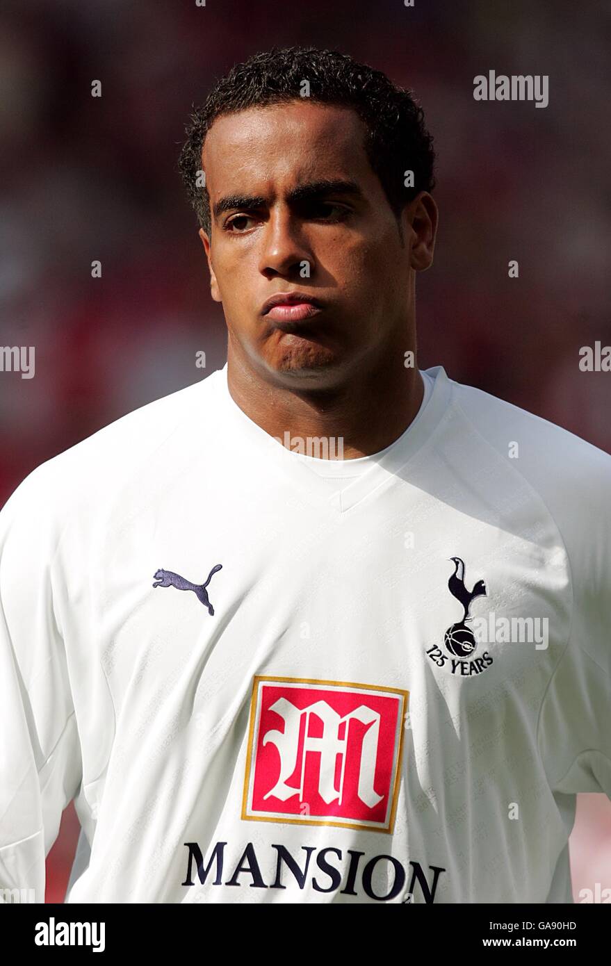 Football - Barclays Premier League - Manchester United / Tottenham Hotspur - Old Trafford. Tom Huddlestone, Tottenham Hotspur Banque D'Images