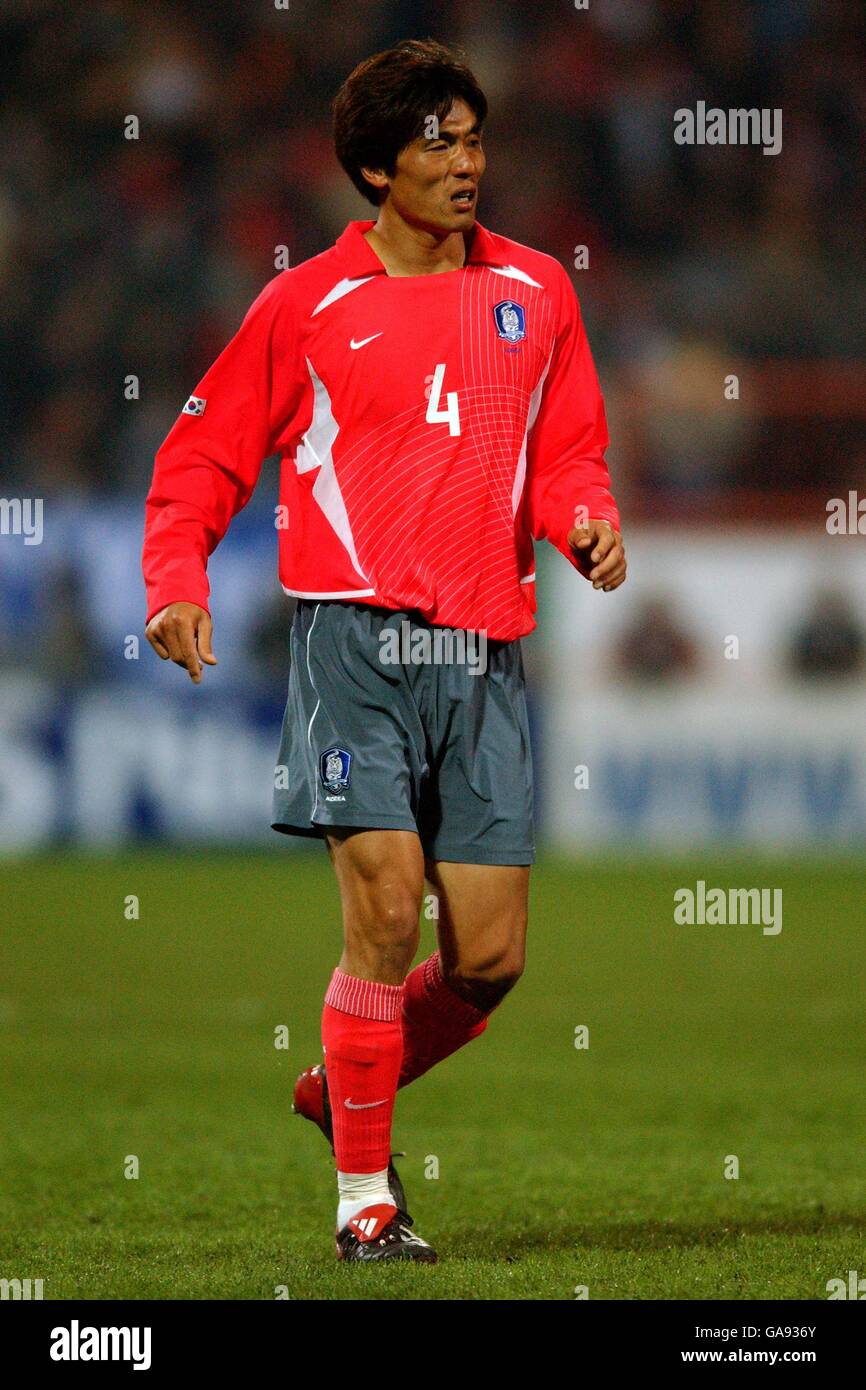 Football international - amical - Turquie / République de Corée. Jin Chul Choi, République de Corée Banque D'Images