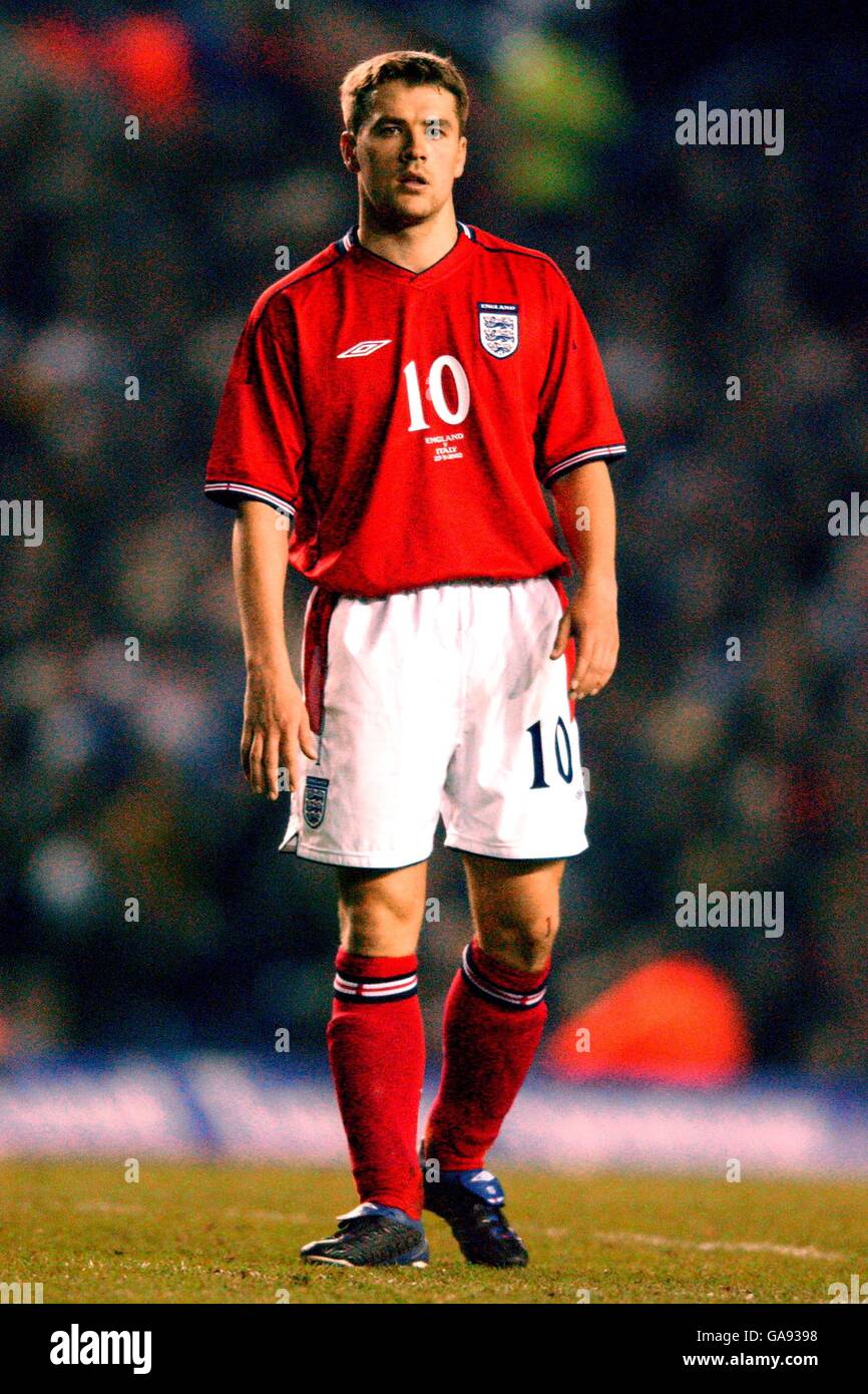 Football international - amical - Angleterre / Italie. Michael Owen d'Angleterre Banque D'Images