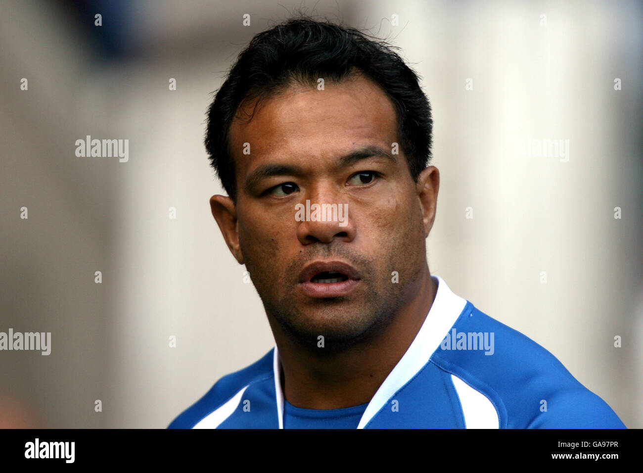 Rugby Union - IRB Rugby World Cup 2007 - Pool A - Afrique du Sud v Samoa - Parc des Princes. Brian Lima, Samoa Banque D'Images