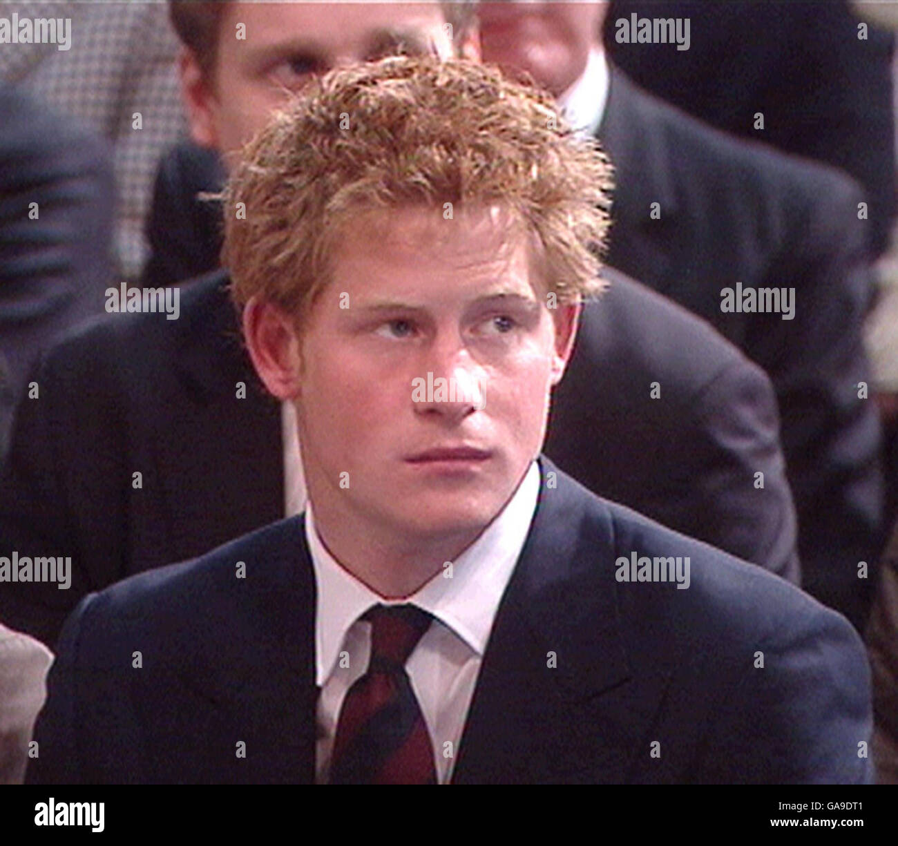 Le Prince Harry au service des remerciements pour la vie de Diana, princesse de Galles, à la Chapelle des gardes, Londres. Banque D'Images