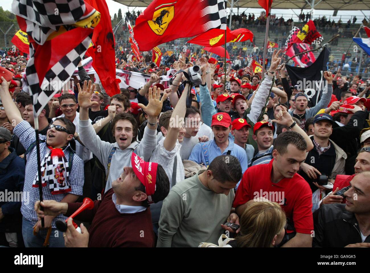 Motoracing Formule 1 - Grand Prix de Saint-Marin - Course Banque D'Images