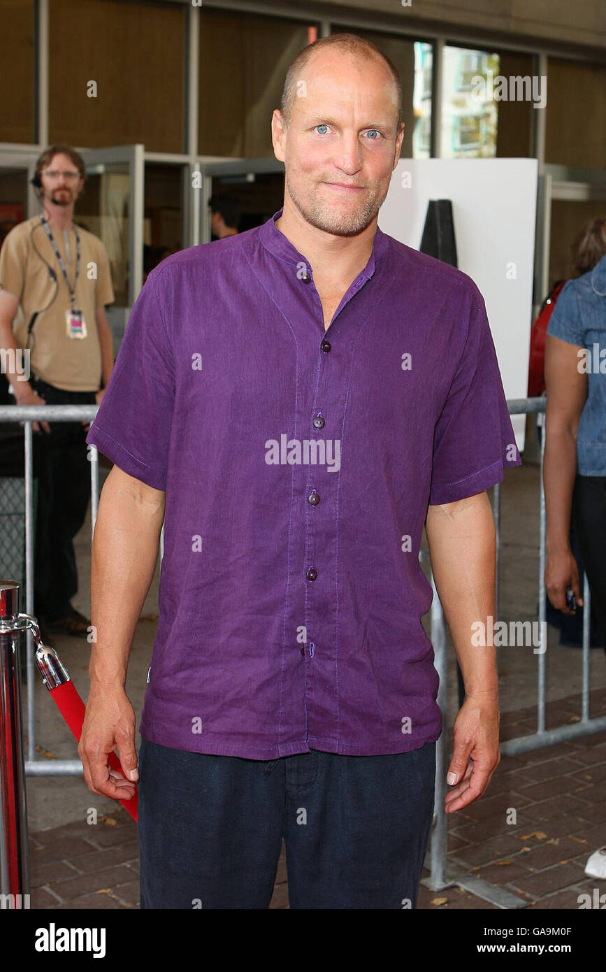 AP OUT: Woody Harrelson est vu à la première de Battle à Seattle, dans le cadre du Festival du film de Toronto, au Ryerson Theatre à Toronto, Canada. Banque D'Images