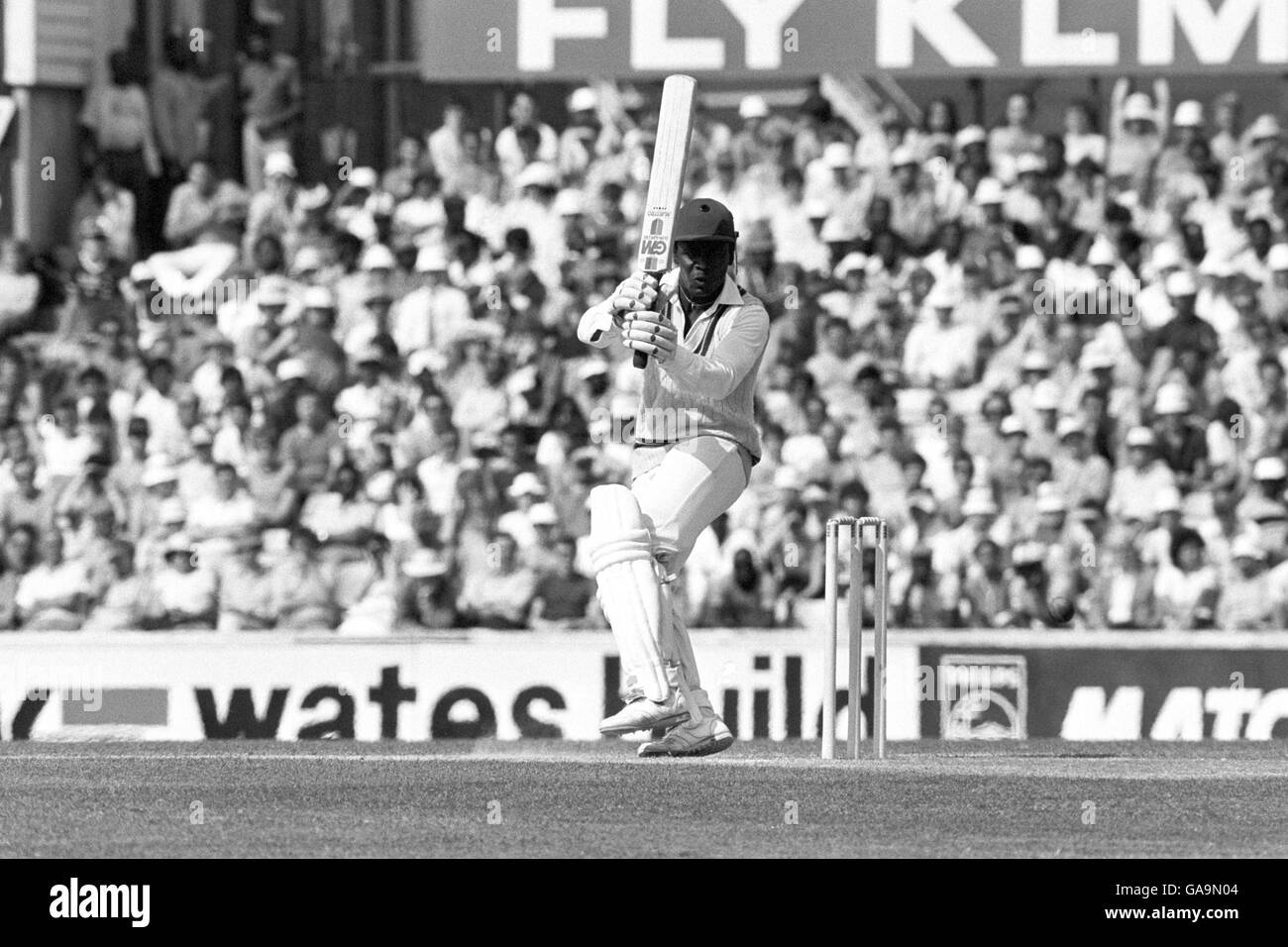 Cricket - Cinquième match de test - Angleterre / Antilles - Oval. Desmond Haynes des Antilles. Banque D'Images