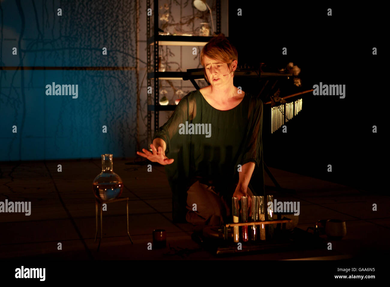 Edinburgh, Royaume-Uni. 5 août 2016. Appuyez sur appel en tant que partie d'Edinburgh International Festival appelé résistance au vent s'affichera dans le Lyceum Theatre d'Édimbourg. Francis Cabrel. Pako Mera/Alamy Live News Banque D'Images