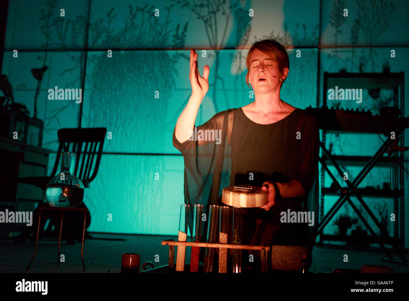 Edinburgh, Royaume-Uni. 5 août 2016. Appuyez sur appel en tant que partie d'Edinburgh International Festival appelé résistance au vent s'affichera dans le Lyceum Theatre d'Édimbourg. Francis Cabrel. Pako Mera/Alamy Live News Banque D'Images