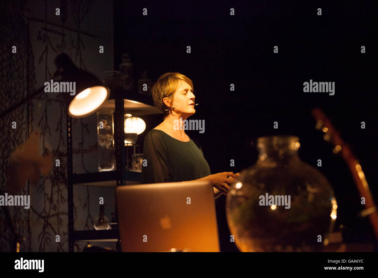 Edinburgh, Royaume-Uni. 5 août 2016. Appuyez sur appel en tant que partie d'Edinburgh International Festival appelé résistance au vent s'affichera dans le Lyceum Theatre d'Édimbourg. Francis Cabrel. Pako Mera/Alamy Live News Banque D'Images