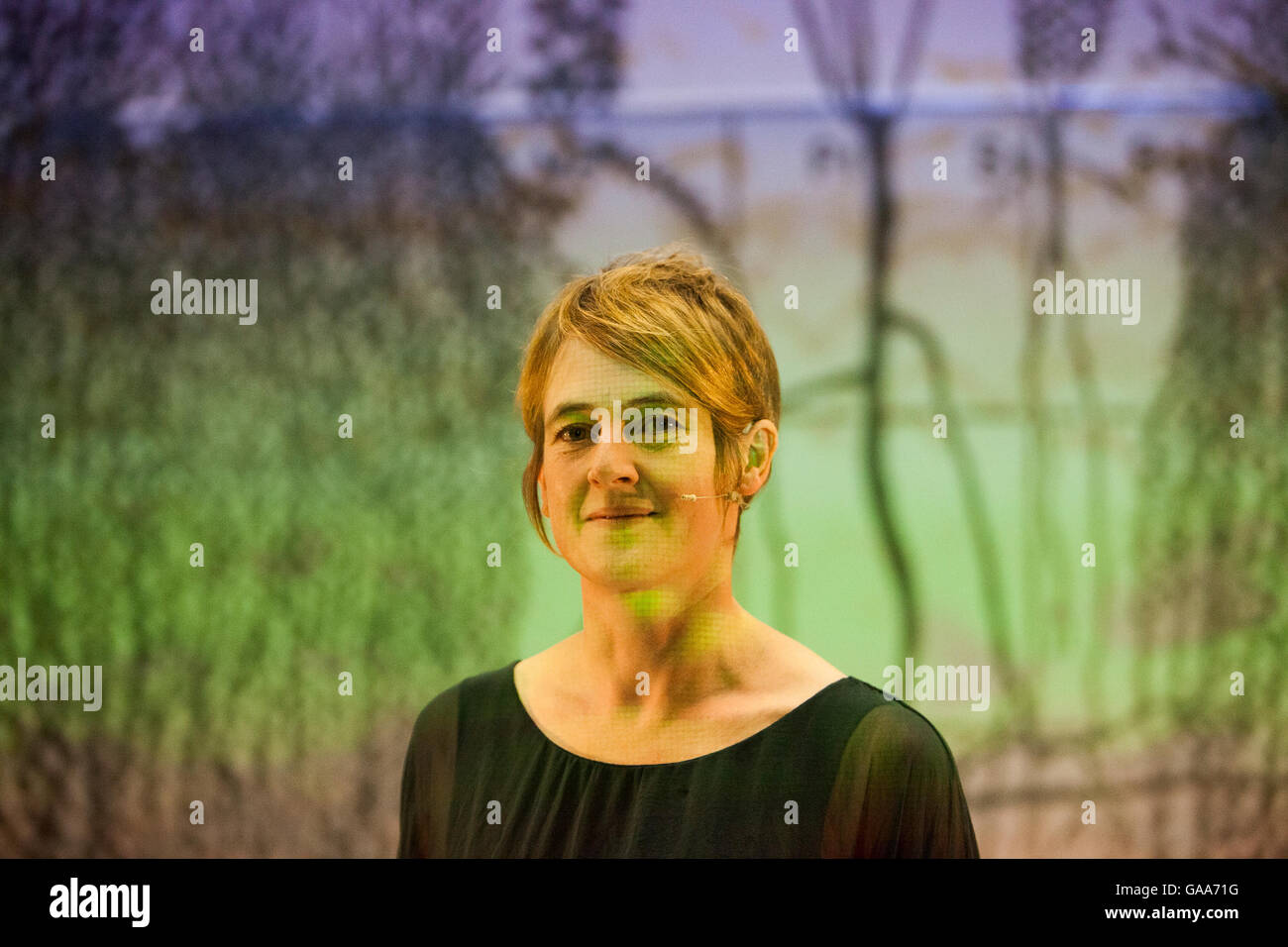Edinburgh, Royaume-Uni. 5 août 2016. Appuyez sur appel en tant que partie d'Edinburgh International Festival appelé résistance au vent s'affichera dans le Lyceum Theatre d'Édimbourg. Francis Cabrel. Pako Mera/Alamy Live News Banque D'Images