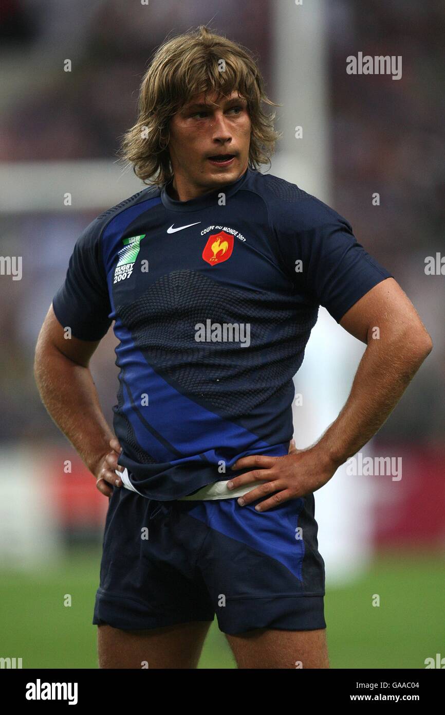 Rugby Union - IRB Rugby World Cup 2007 - Pool D - France / Argentine - Stade de France. Dimitri Szarzewski, France Banque D'Images