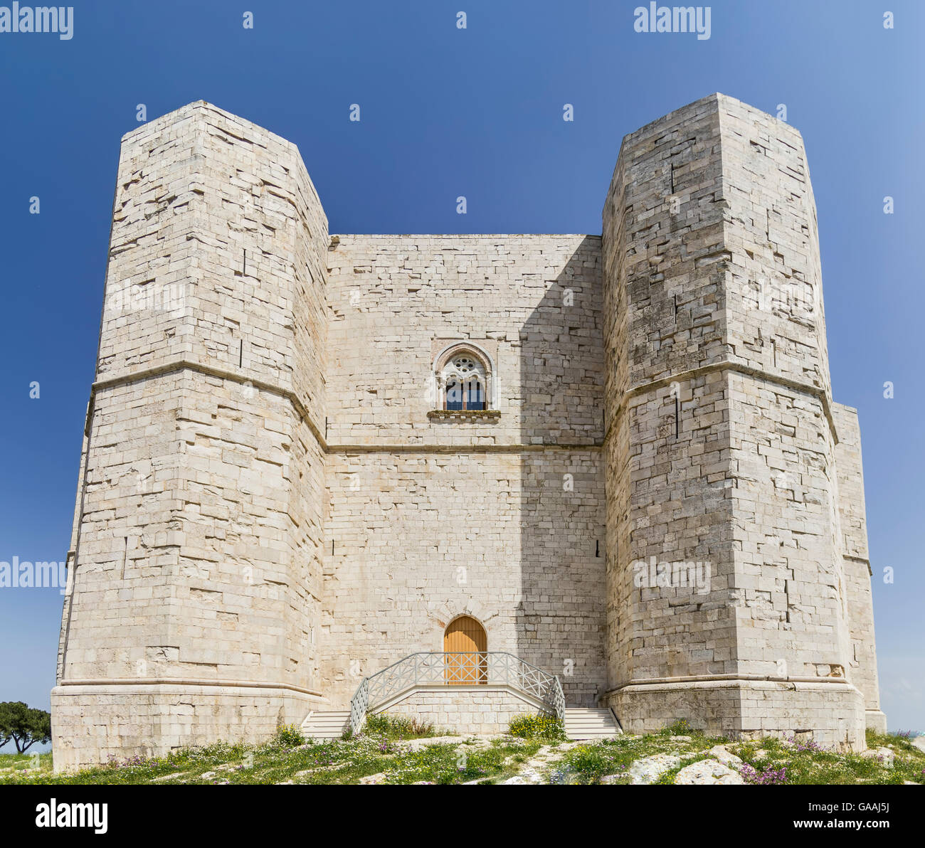 Castel del Monte pouilles célèbre monument Banque D'Images