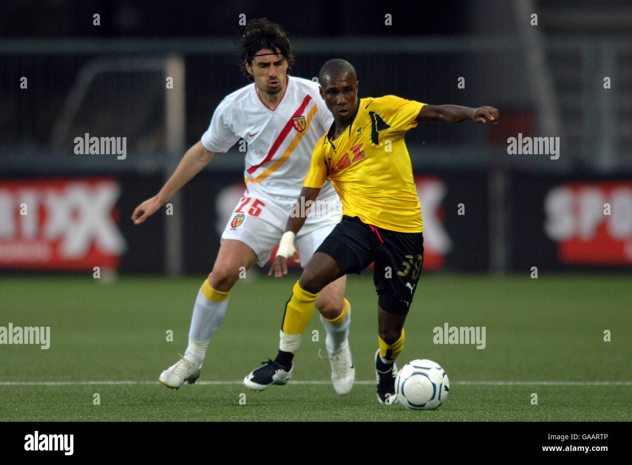 Football - Coupe de l'UEFA - Deuxième tour de qualification - Première manche - BSC Young Boys v Lens - Stade de Suisse Banque D'Images