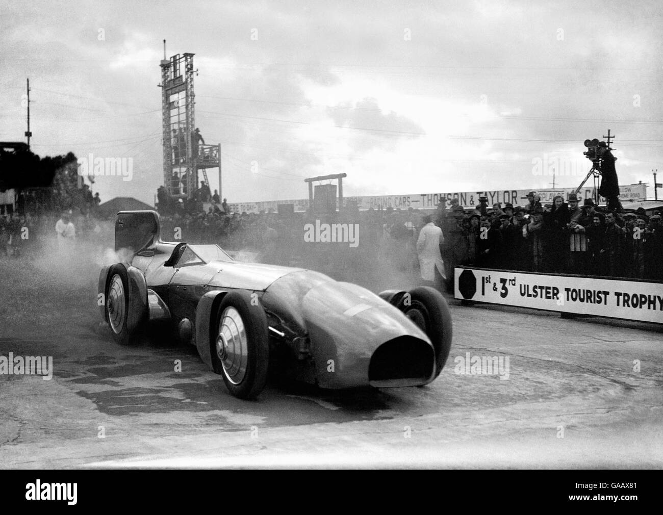 Motor Racing - Record du monde de vitesse au sol - Brooklands Banque D'Images