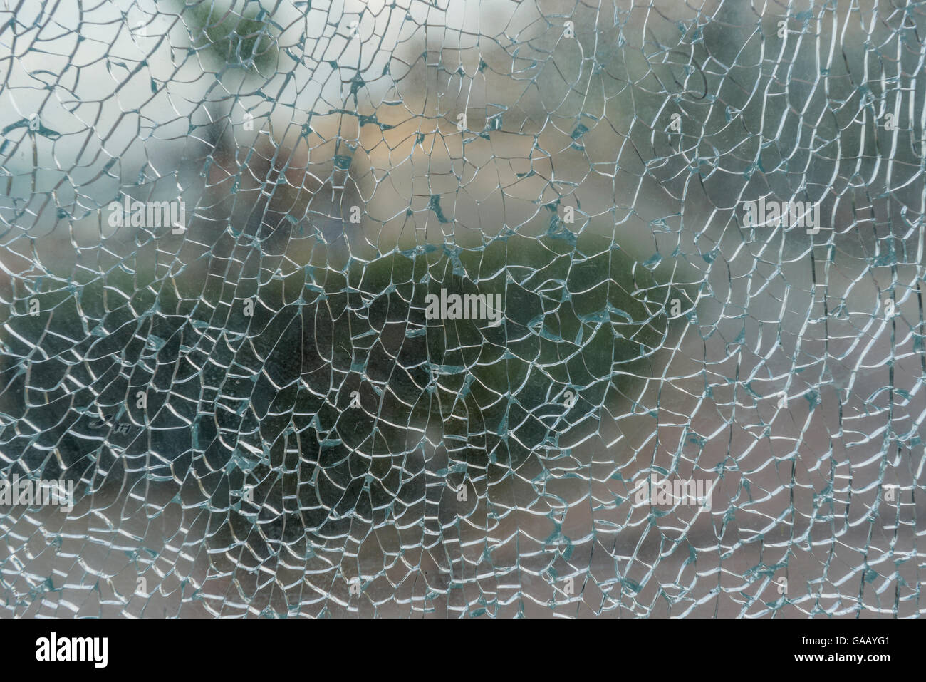 Résumé Fond de fenêtre cassée la texture de verre Banque D'Images