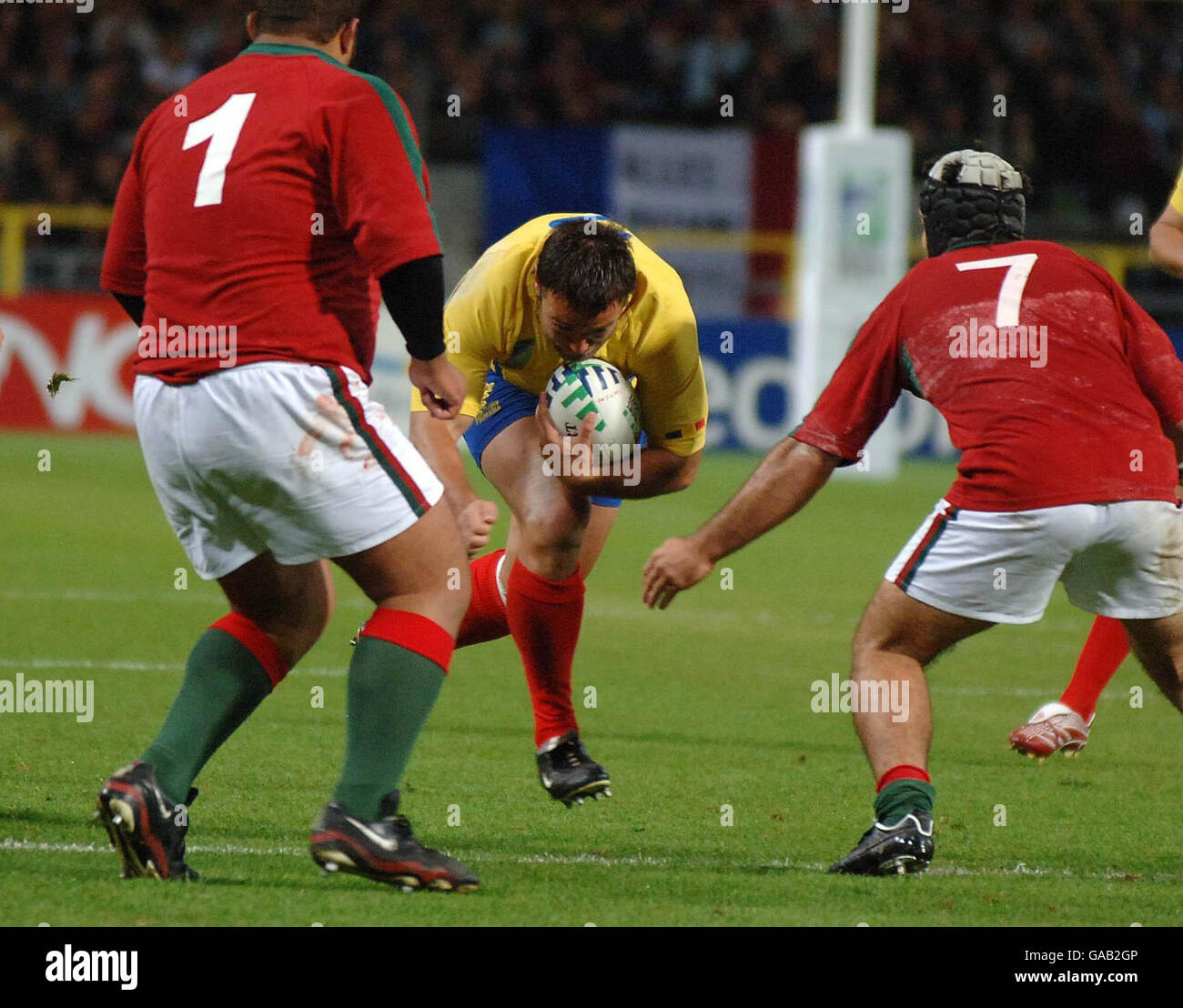 Casquette Blanche Rare – Coupe Du Monde IRB Rugby 2007 France, Unions Nations Brodées