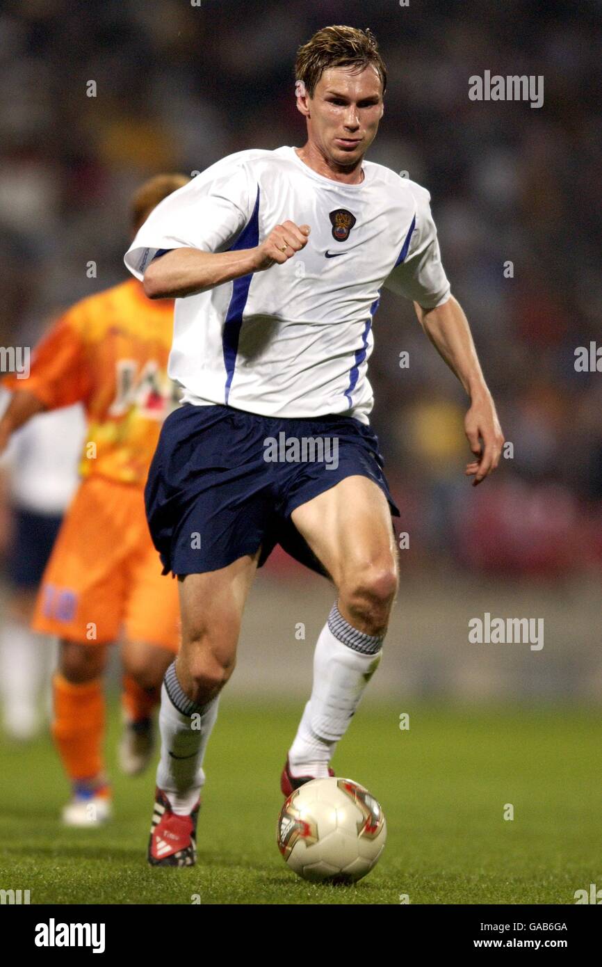 Eegor Titov de Russie en action contre Shimizu S-Pulse Banque D'Images