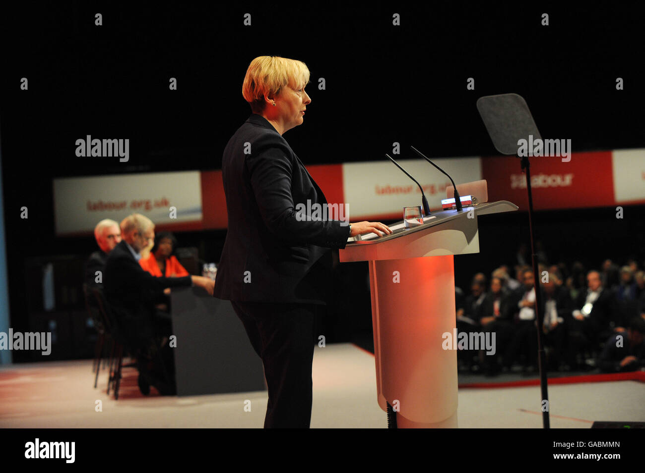 Angela Eagle MP, Labour Party shadow secrétaire d'État aux affaires, l'innovation et les compétences. Banque D'Images