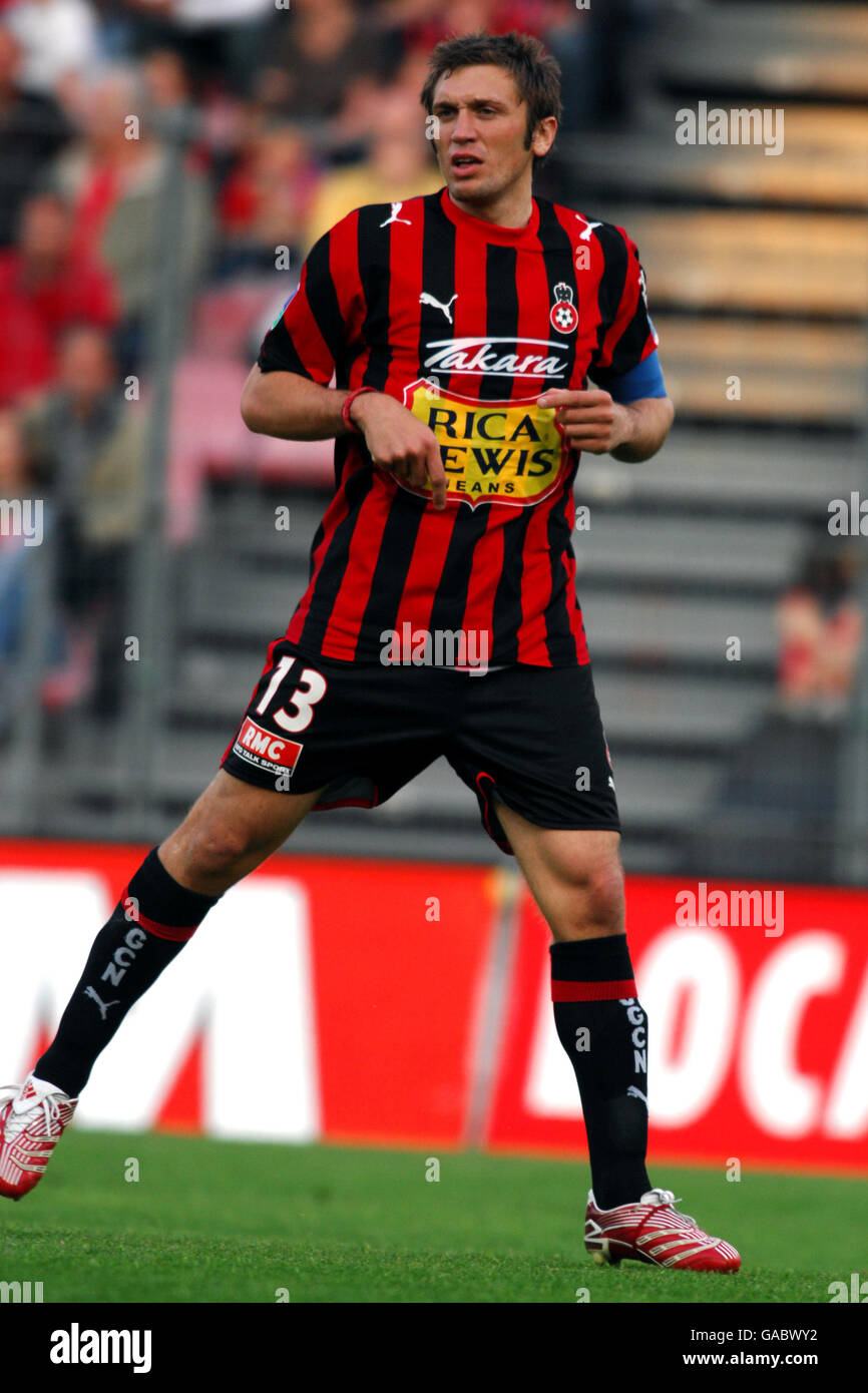 Soccer - Division de première française - Nice v Saint-Etienne - Stade Municipal du Ray Banque D'Images