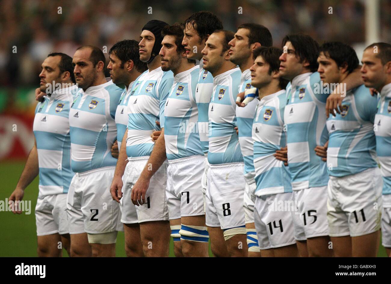Rugby Union - Coupe du Monde de Rugby IRB 2007 - Semi Final - Afrique du Sud v Argentine - Stade de France Banque D'Images