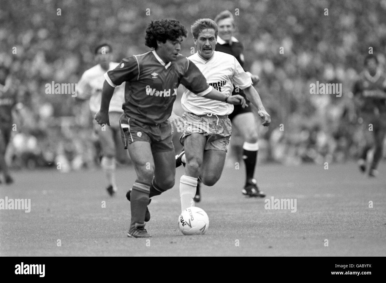 La Ligue de Football - Football - Ligue de Football Match Du Centenaire XI v Reste du Monde XI - Stade de Wembley Banque D'Images