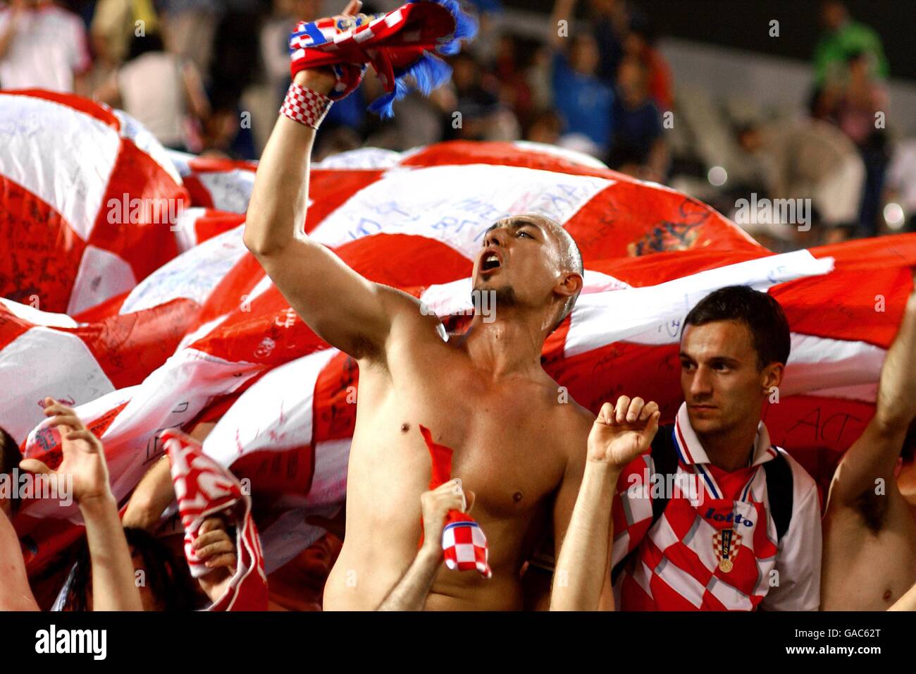 Football - Coupe du Monde FIFA 2002 - Groupe G - Italie / Croatie Banque D'Images