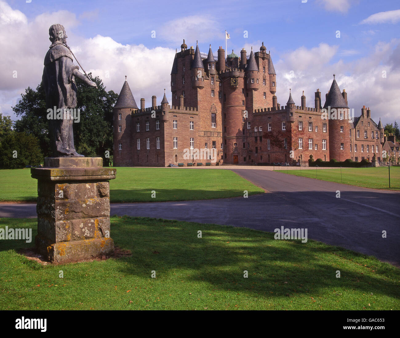 Le Château de Glamis, Angus, N/E Ecosse Banque D'Images