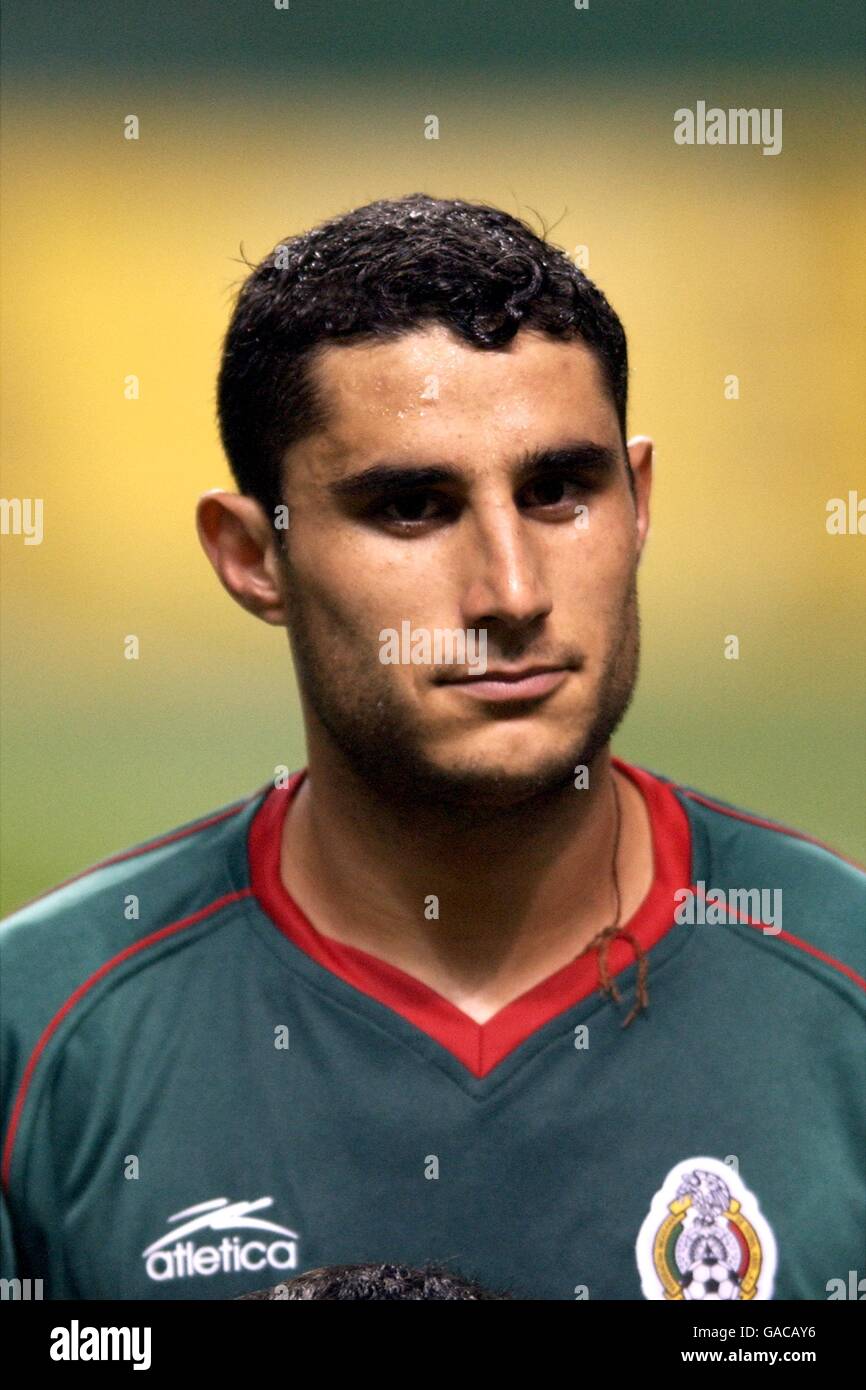 Football - coupe du monde de la FIFA 2002 - Groupe G - Mexique / Italie. Salvador Carmona, Mexique Banque D'Images