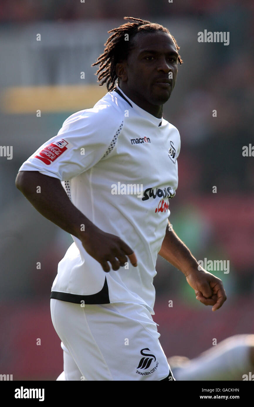 Football - Coca-Cola football League One - Bournemouth v Swansea City - The Fitness First Stadium. Jason Scotland, Swansea City Banque D'Images