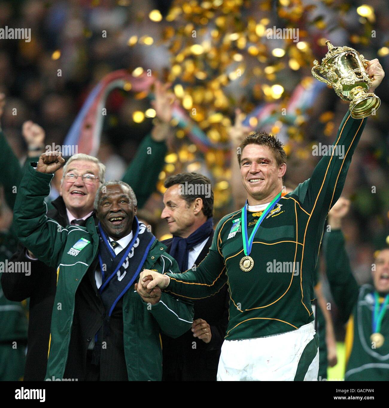 Rugby Union - Coupe du Monde de Rugby IRB - Final - Angleterre v Afrique du Sud - Stade de France Banque D'Images