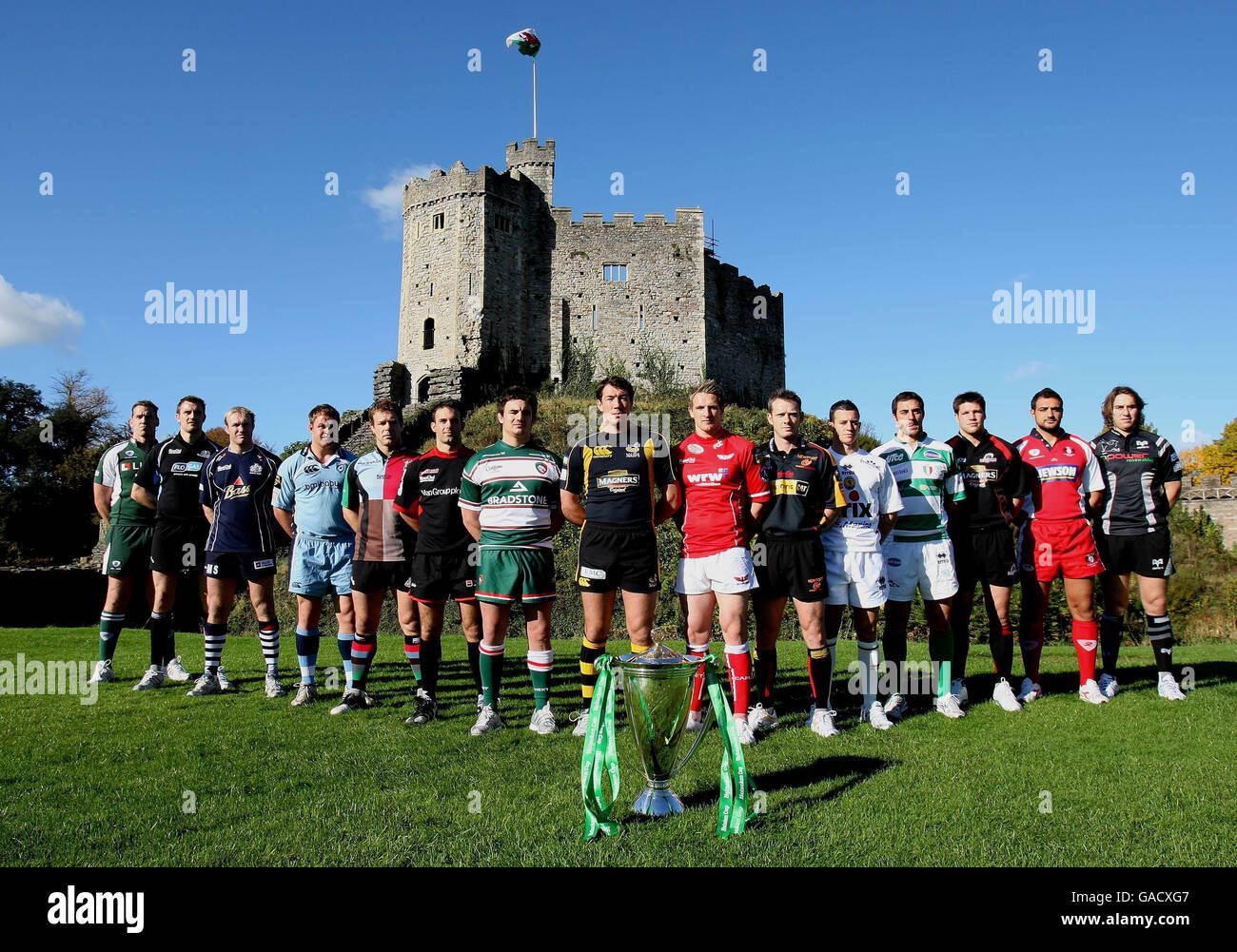 Rugby Union - 2008 Lancement de la H Cup - Cardiff City Hall Banque D'Images