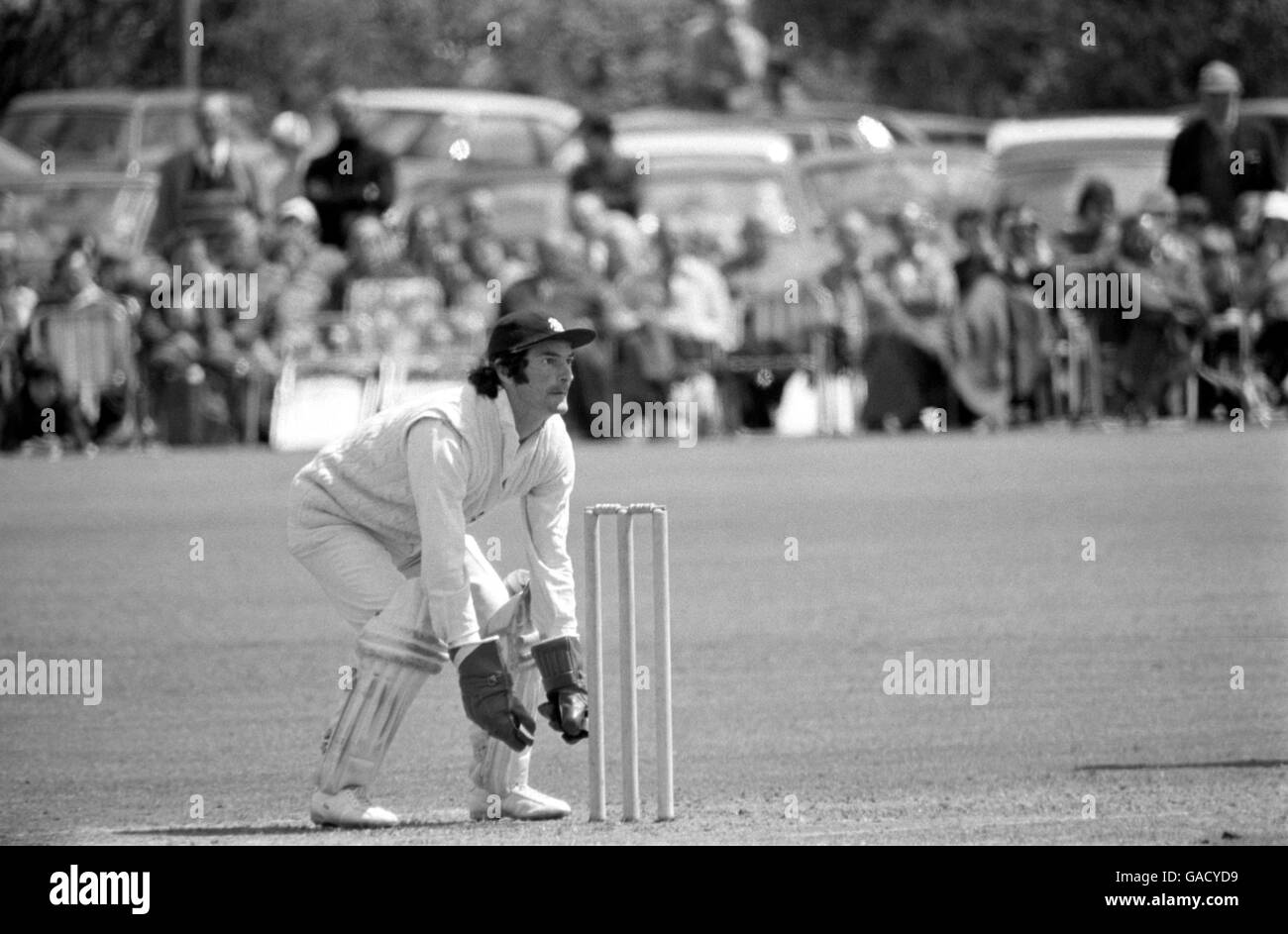 Cricket - Championnat du comté - Kent / Hampshire - troisième jour. Alan Knott, Kent Banque D'Images