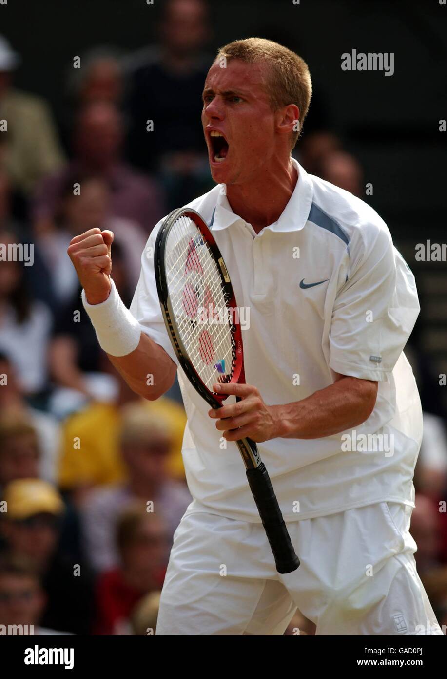 Tennis - Wimbledon 2002 - Finale chez les hommes Banque D'Images