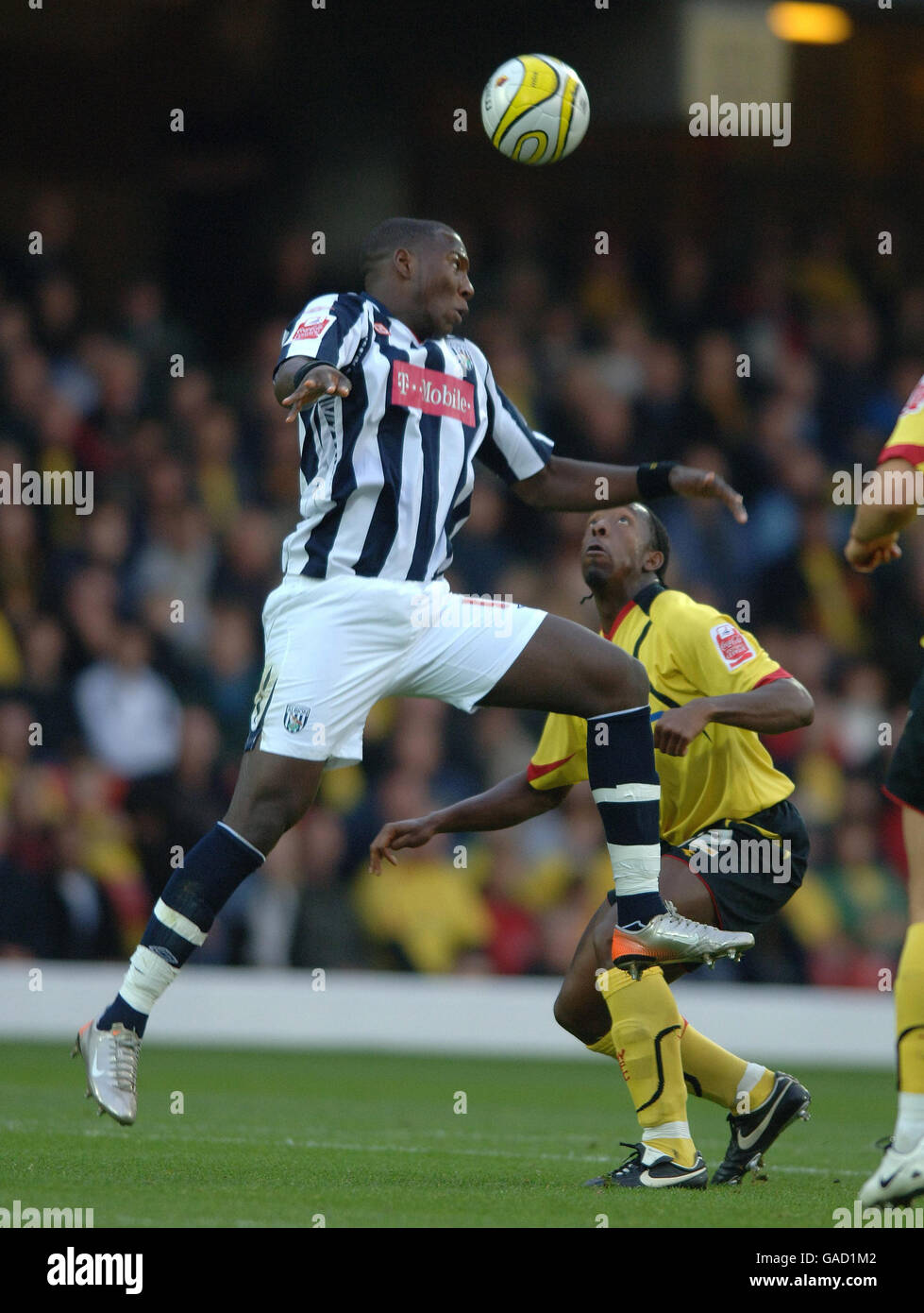 Soccer - Coca-Cola Football League Championship - Watford v West Bromwich Albion - Vicarage Road Banque D'Images