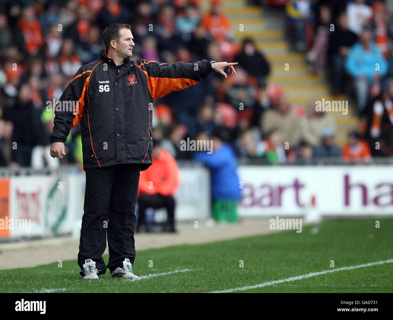 Soccer - Coca-Cola Football League Championship - Blackpool v Scunthorpe United - Bloomfield Road Banque D'Images
