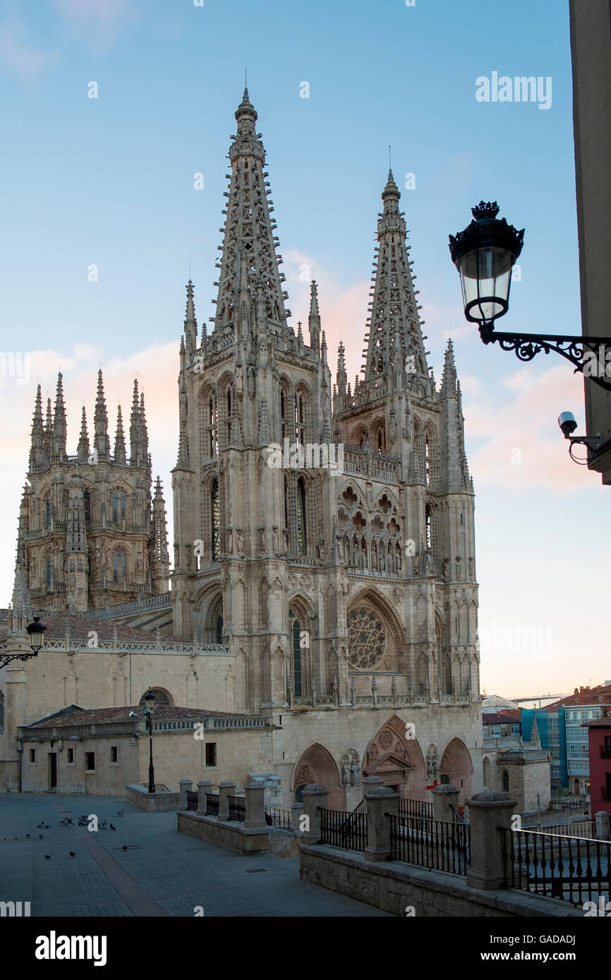 La cathédrale de Burgos Banque D'Images