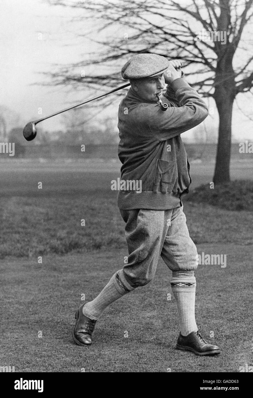 Golf - Harry Vardon - Londres Banque D'Images