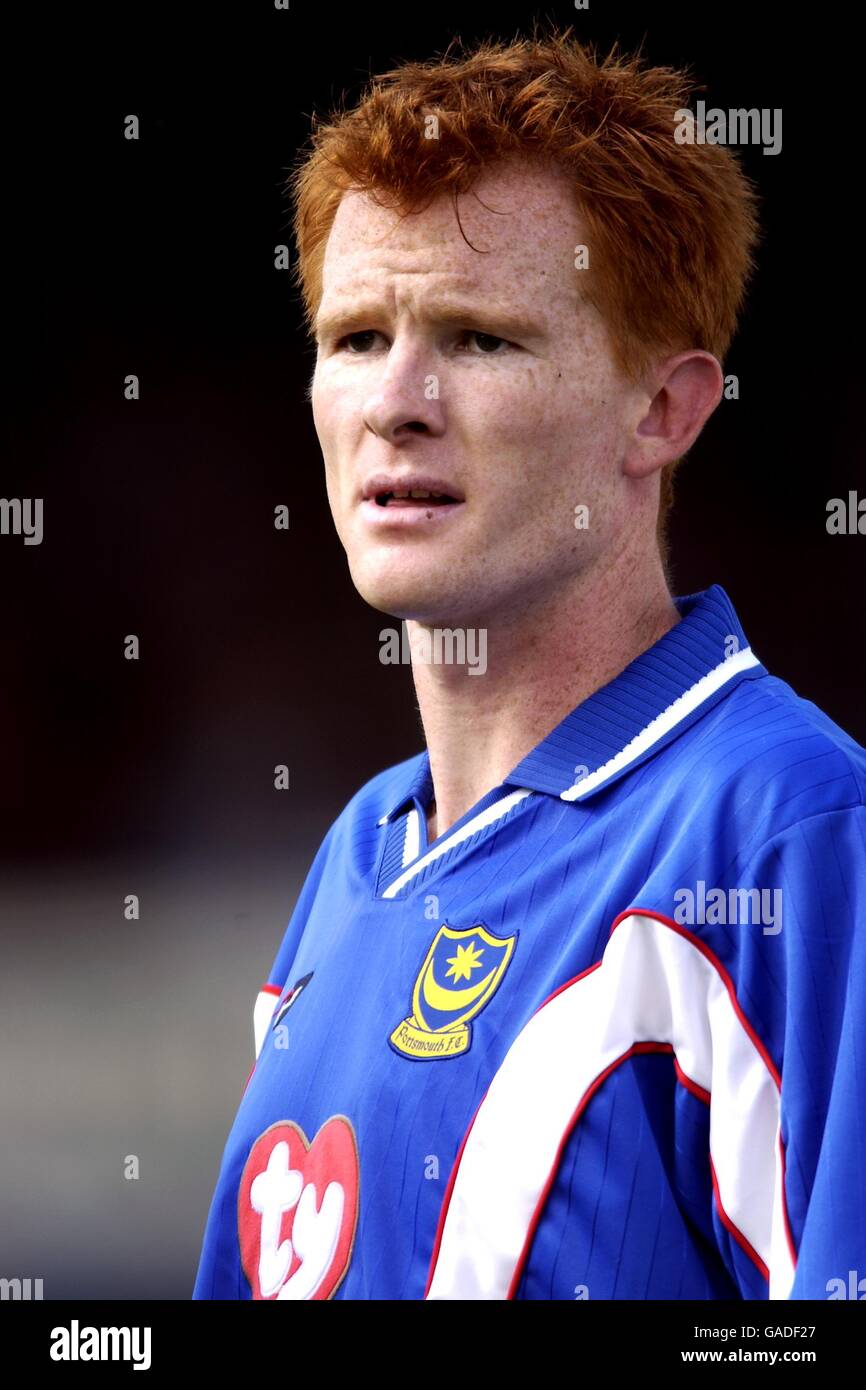 Football - Nationwide League Division One - Portsmouth / Nottingham Forest. Hayden Foxe de Portsmouth Banque D'Images