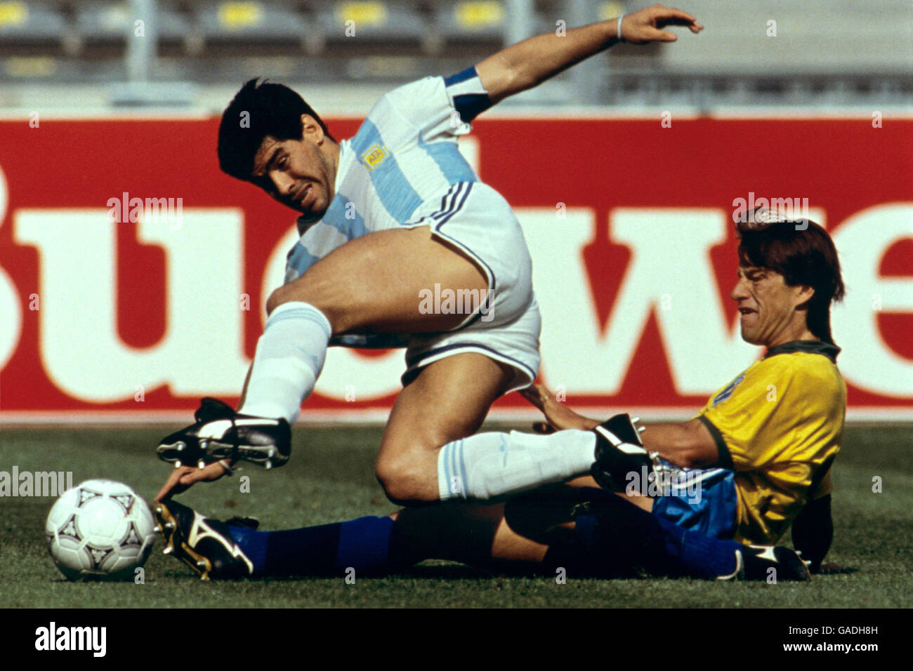 - Coupe du Monde de football Italia 1990 - Deuxième tour - Argentine v Brésil - Stadio Delle Alpi Banque D'Images