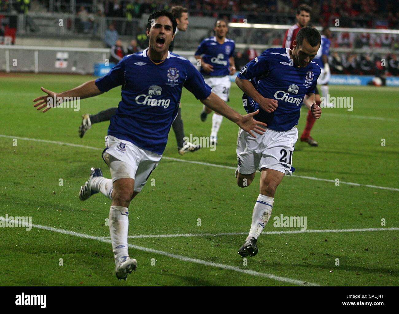 Football - Coupe de l'UEFA - Groupe A - FC Nuremberg v Everton - Frankenstadion Banque D'Images