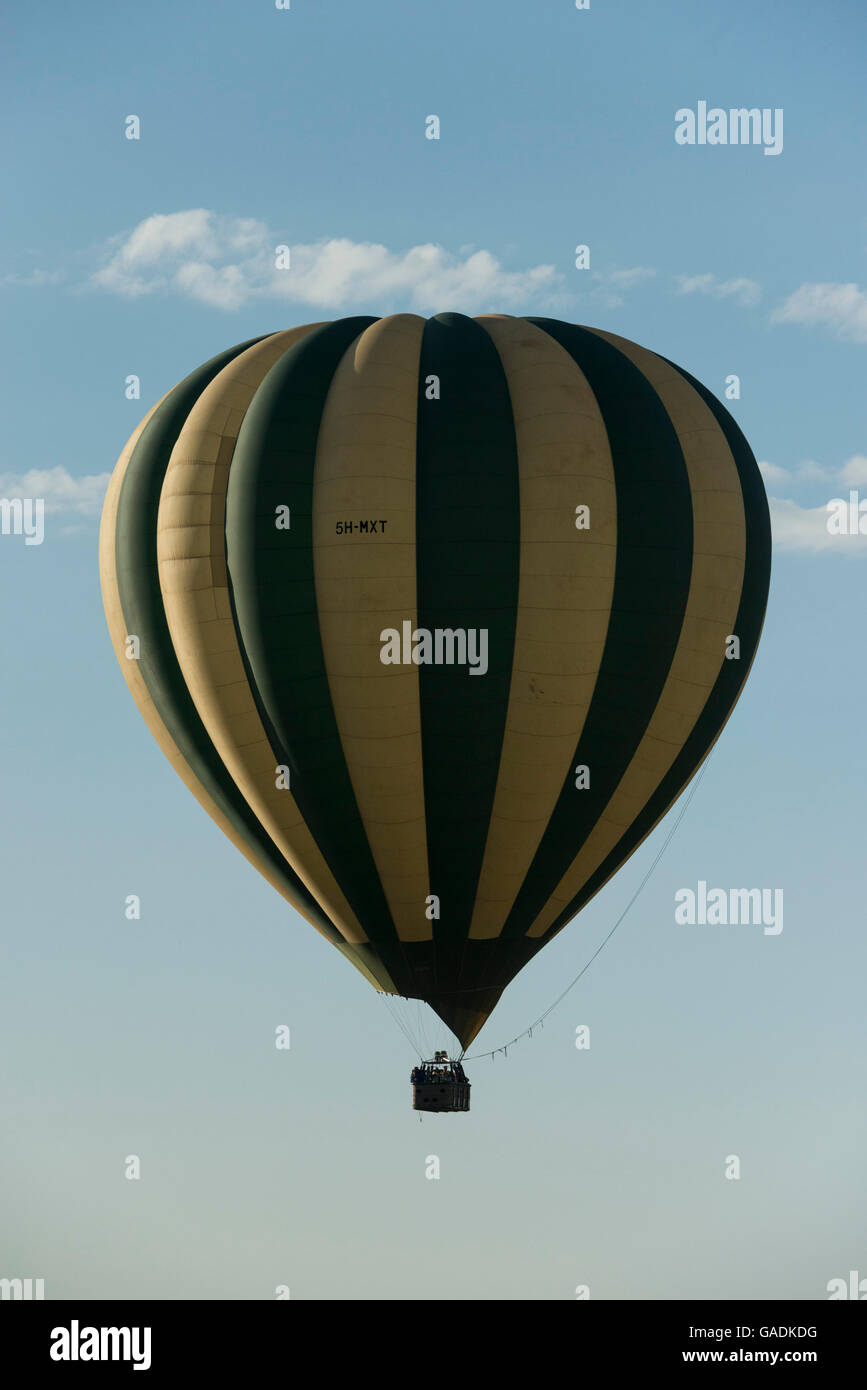 Balloon safari, Parc National de Serengeti, Tanzanie Banque D'Images