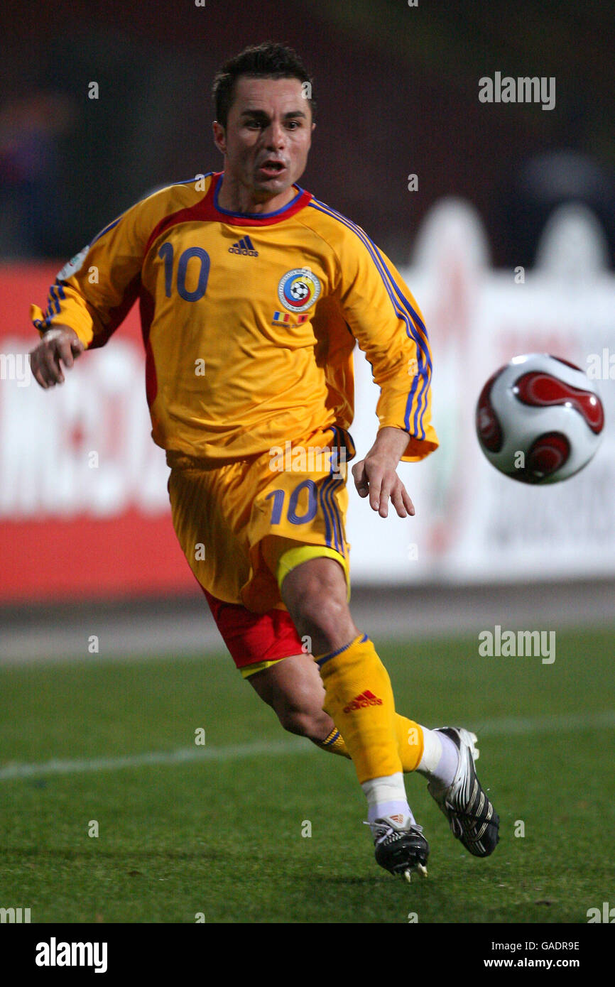 Soccer - Championnat d'Europe UEFA 2008 Qualifications - Groupe G - Roumanie v Albanie - Lia Manoliu Banque D'Images