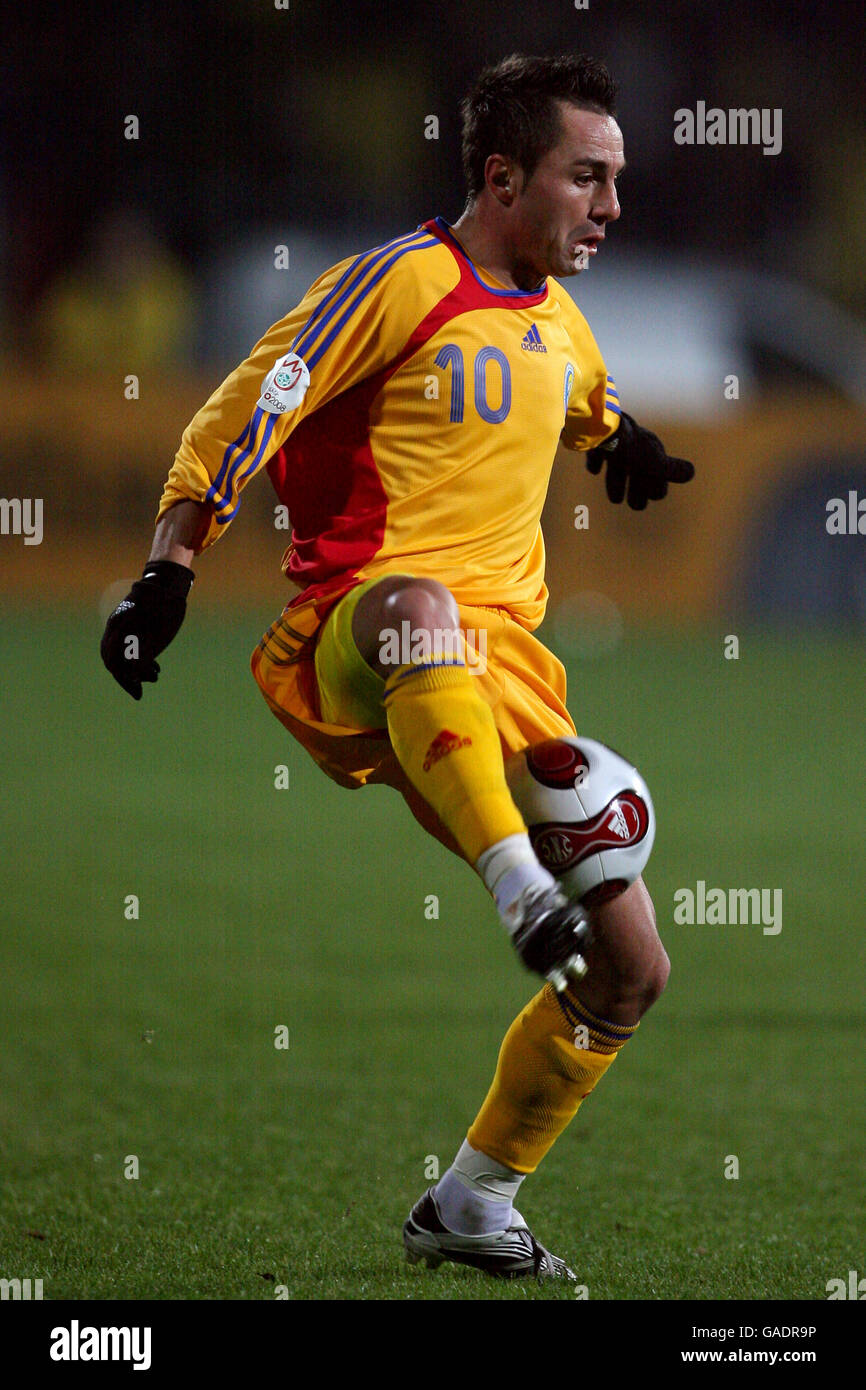 Soccer - Championnat d'Europe UEFA 2008 Qualifications - Groupe G - Roumanie v Albanie - Lia Manoliu Banque D'Images