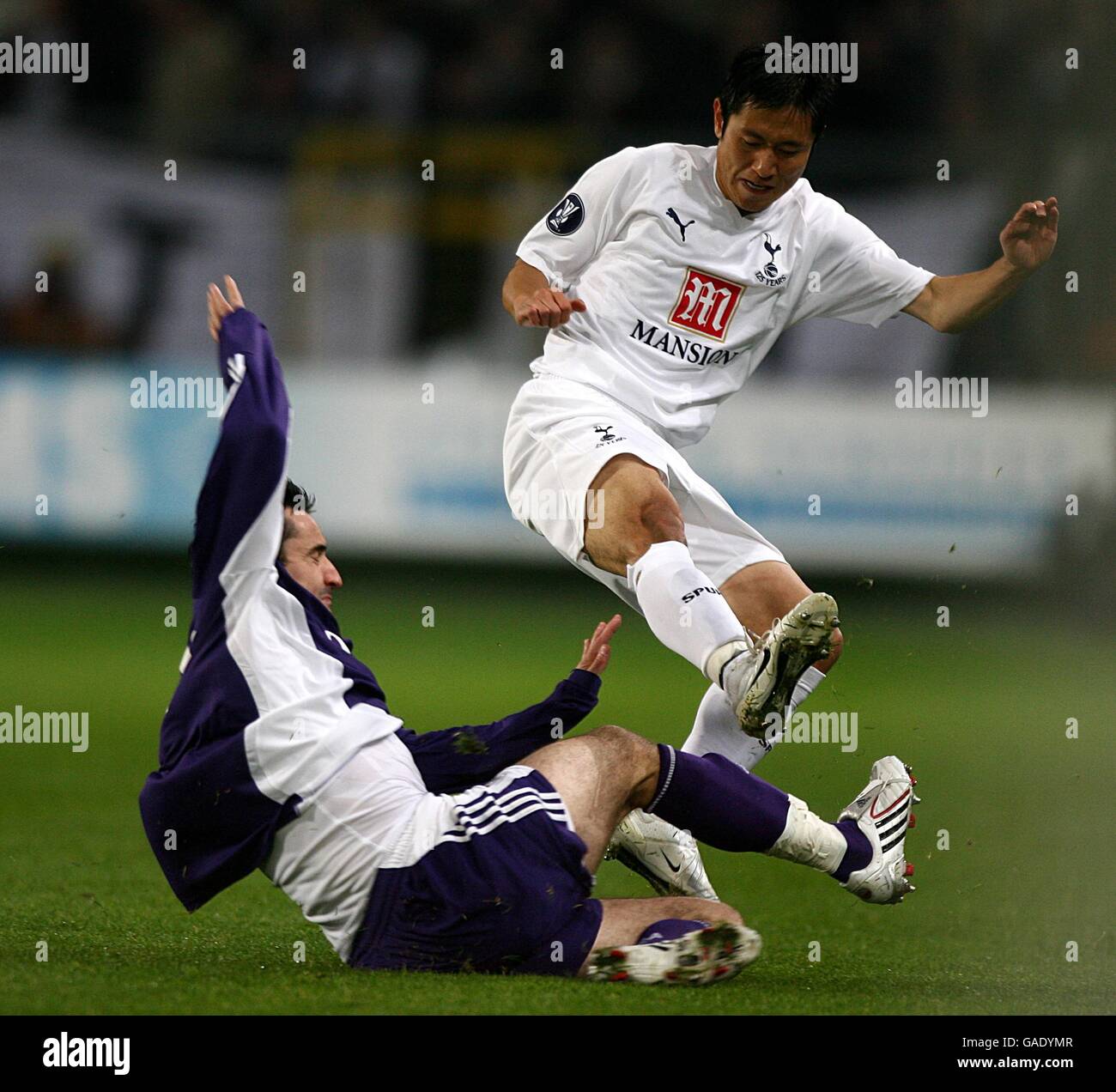 Football - Coupe de l'UEFA - Groupe G - Anderlecht v Tottenham Hotspur - Constant Vanden Stockstadion Banque D'Images