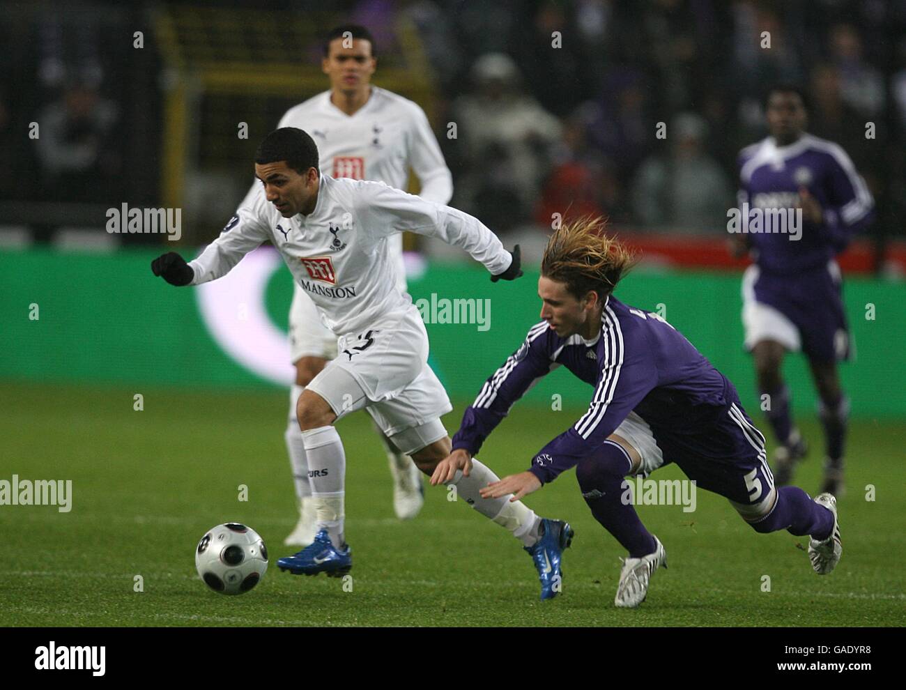 Football - Coupe de l'UEFA - Groupe G - Anderlecht v Tottenham Hotspur - Constant Vanden Stockstadion Banque D'Images