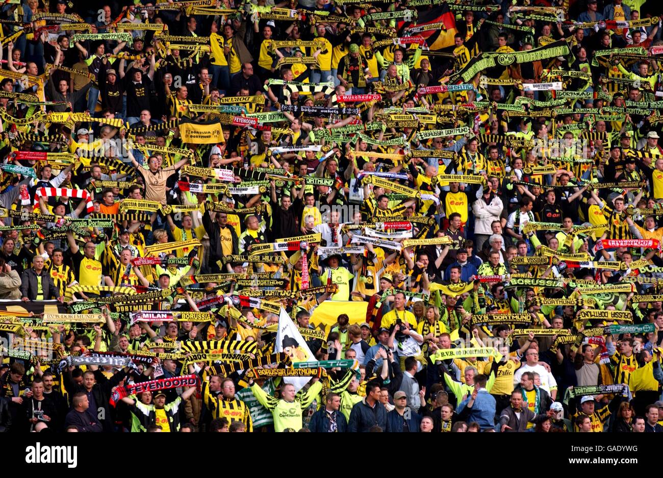 Football - Coupe UEFA - Final - Feyenoord v Borussia Dortmund Banque D'Images